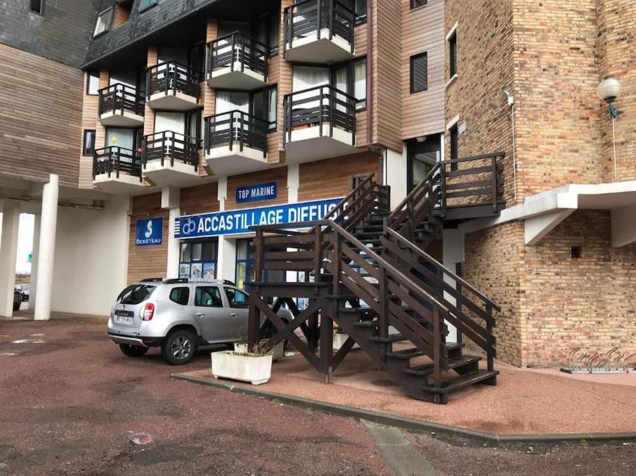 Le Cocooning-Studio Deauville Marina Avec Terrasse Vue Mer Et Plage Eksteriør billede